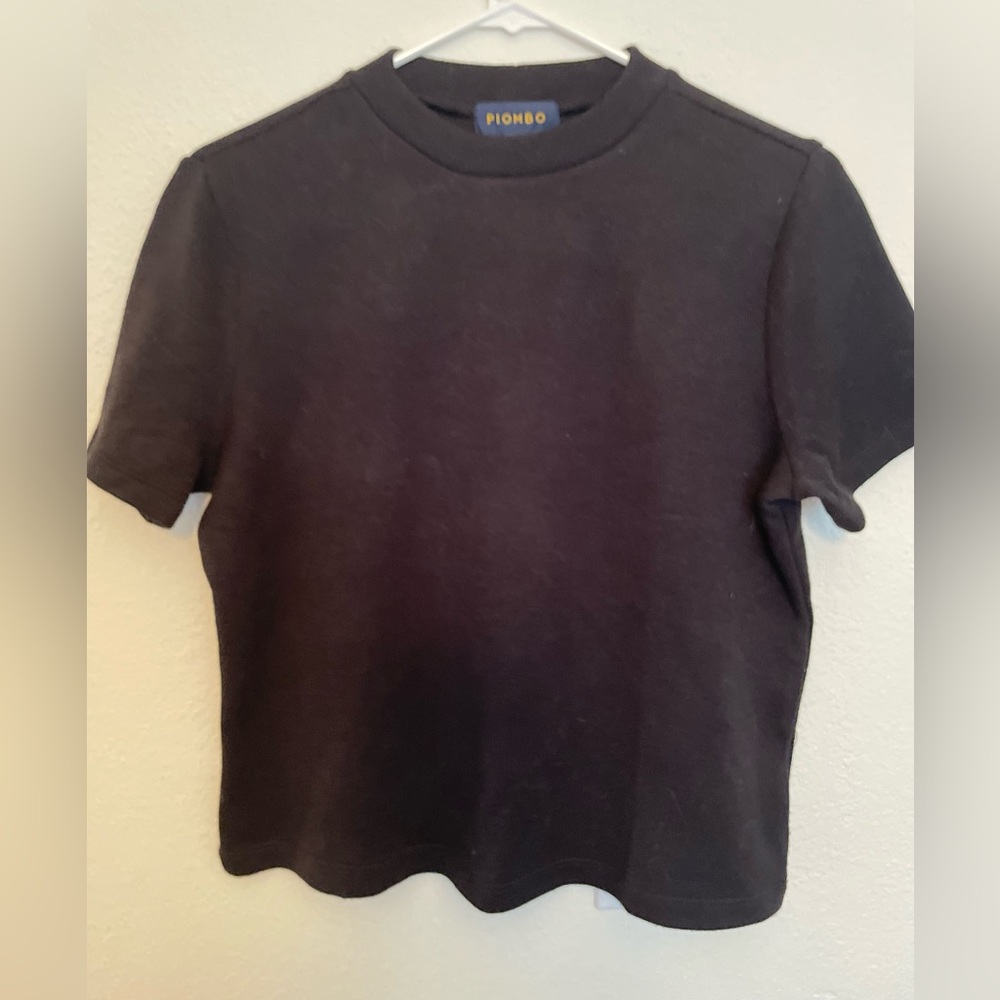 Massimo‎ Piombo Women’s Black Short Sleeve Sweater Size M